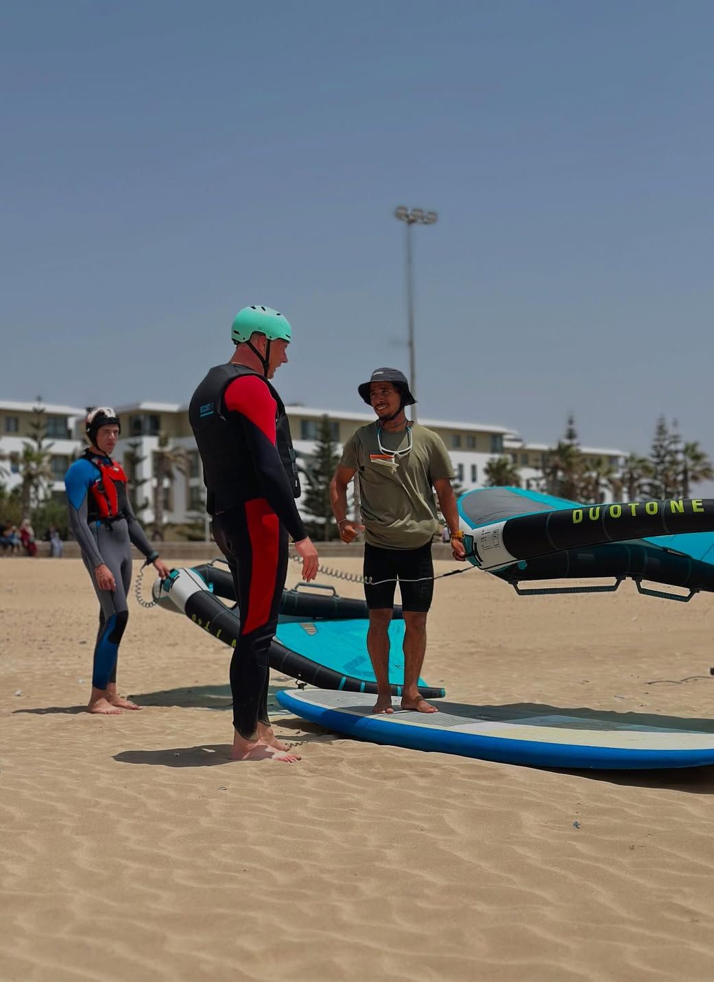 stoked sharing wing foil basics before a fun session in Essaouira @explorawatersports @rodixofc